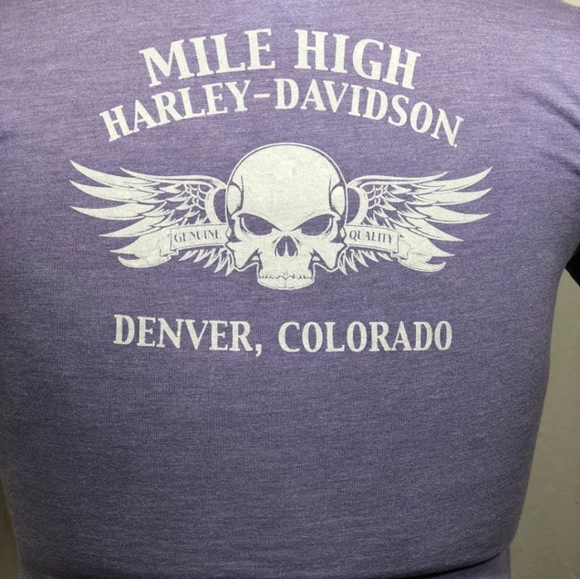 Harley-Davidson Lavender Shirt - Picture 6 of 8